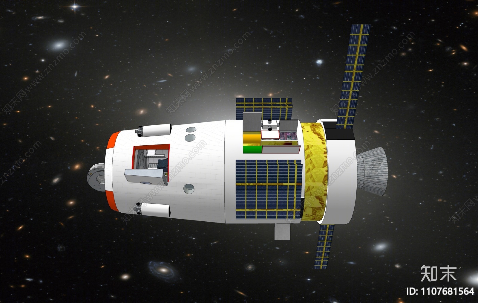 现代太空站SU模型下载【ID:1107681564】