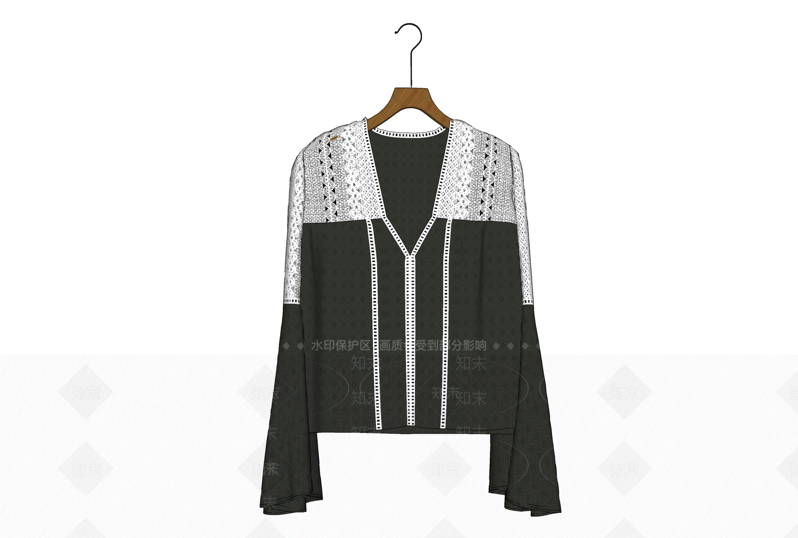 现代服装SU模型下载【ID:1107707480】