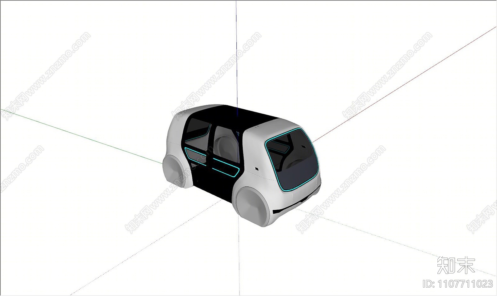 现代科技概念车SU模型下载【ID:1107711023】