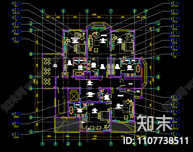 德国风情酒店cad施工图下载【ID:1107738511】