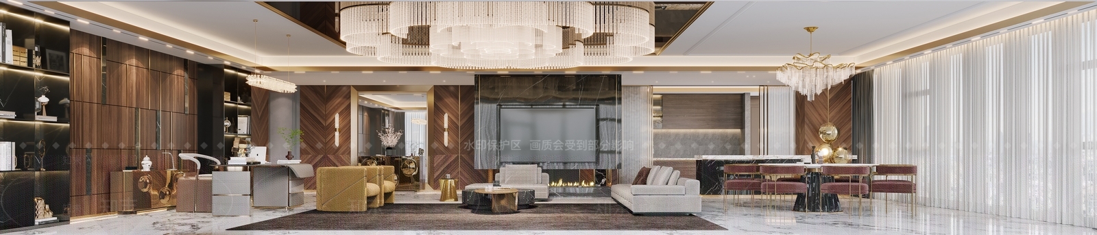 现代玄关3D模型下载【ID:1223663257】