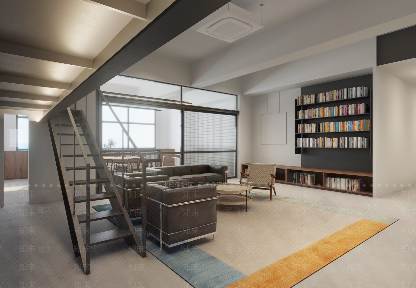 现代休息区3D模型下载【ID:1107770379】