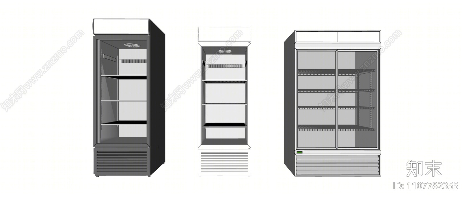现代冷柜SU模型下载【ID:1107782355】