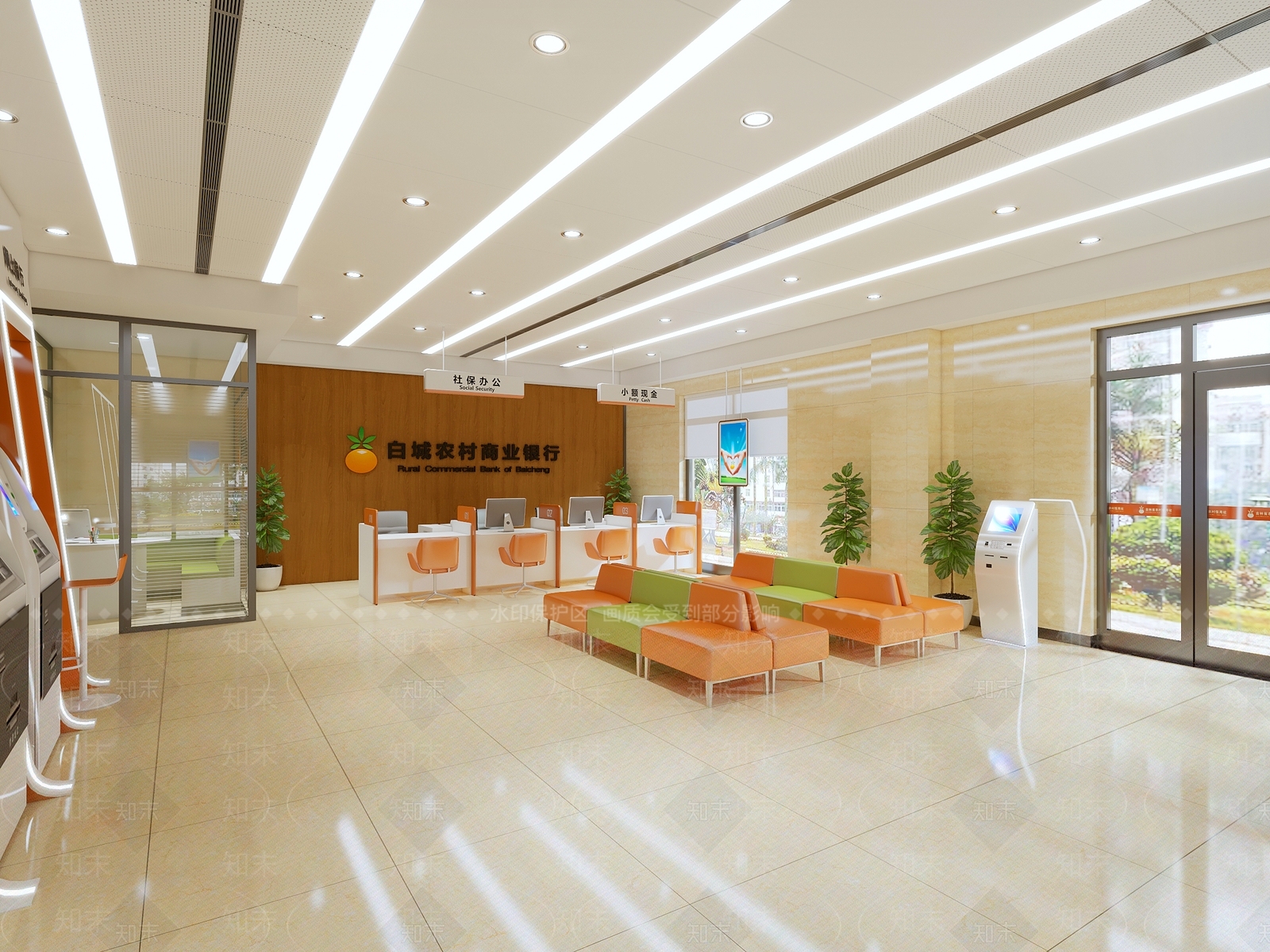 现代银行3D模型下载【ID:1107813869】