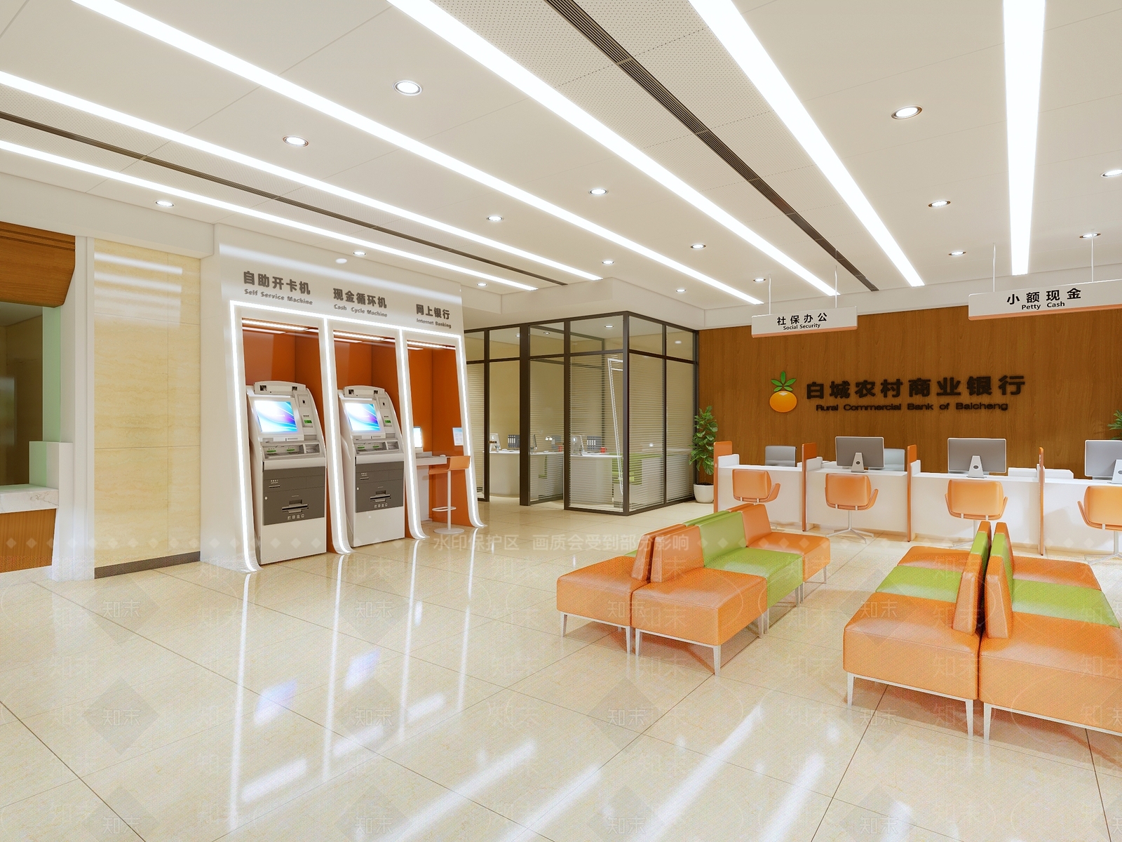 现代银行3D模型下载【ID:1107813869】