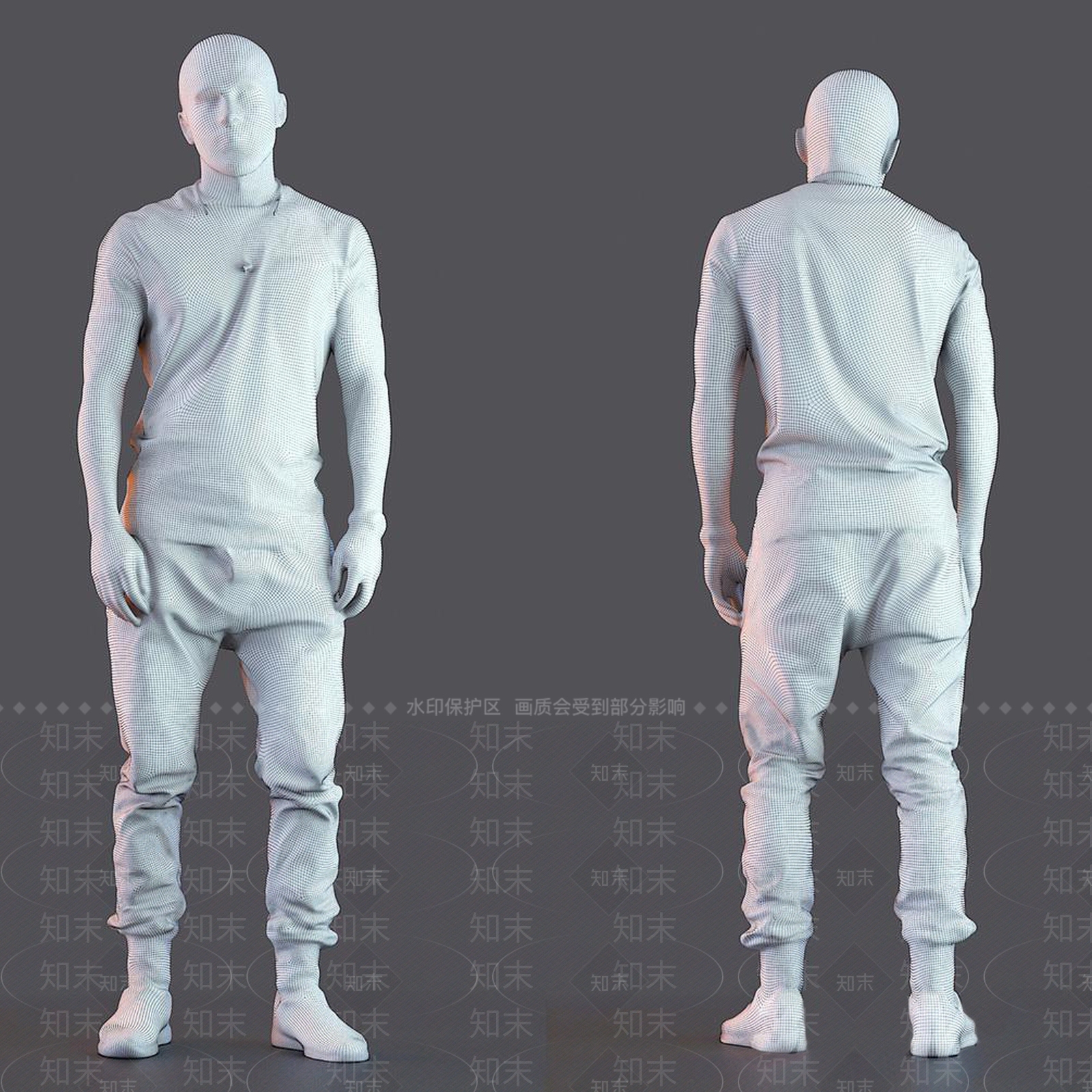 现代男人3D模型下载【ID:1107816829】