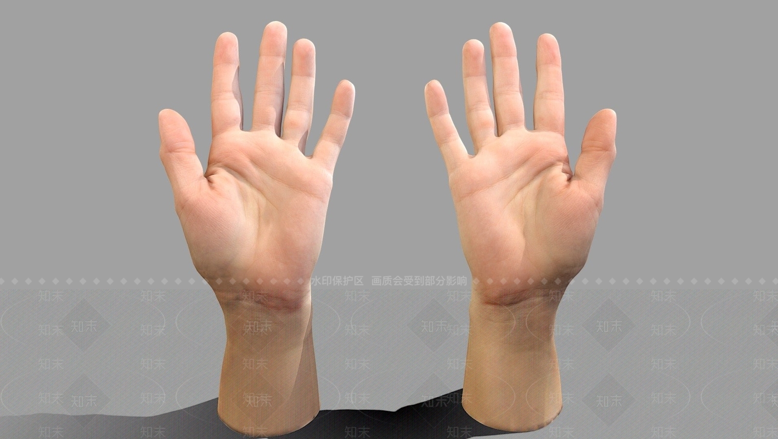 现代手3D模型下载【ID:1107826609】