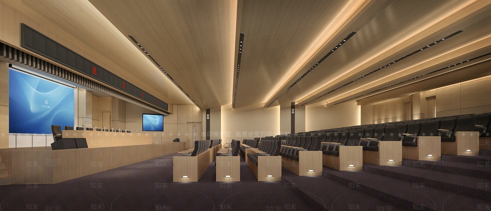 现代报告厅3D模型下载【ID:1107836188】