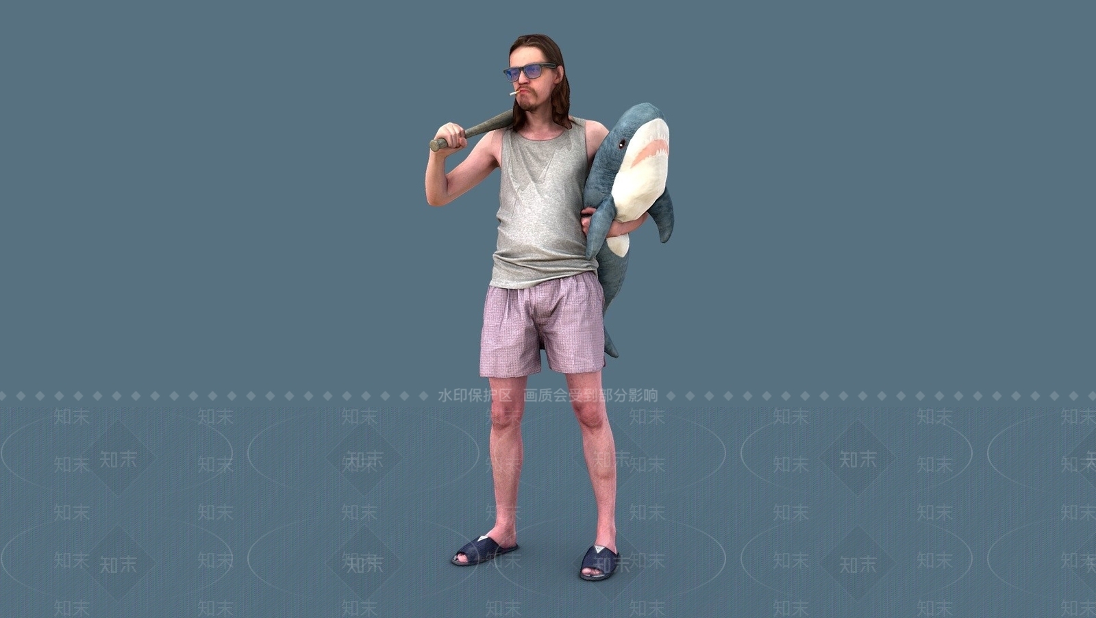 现代男人3D模型下载【ID:1107878416】