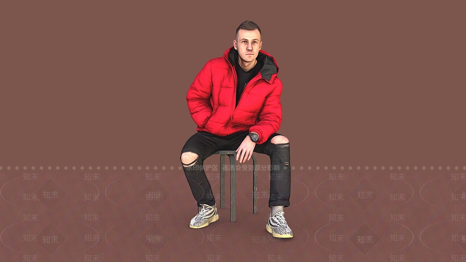 现代男人3D模型下载【ID:1107878499】