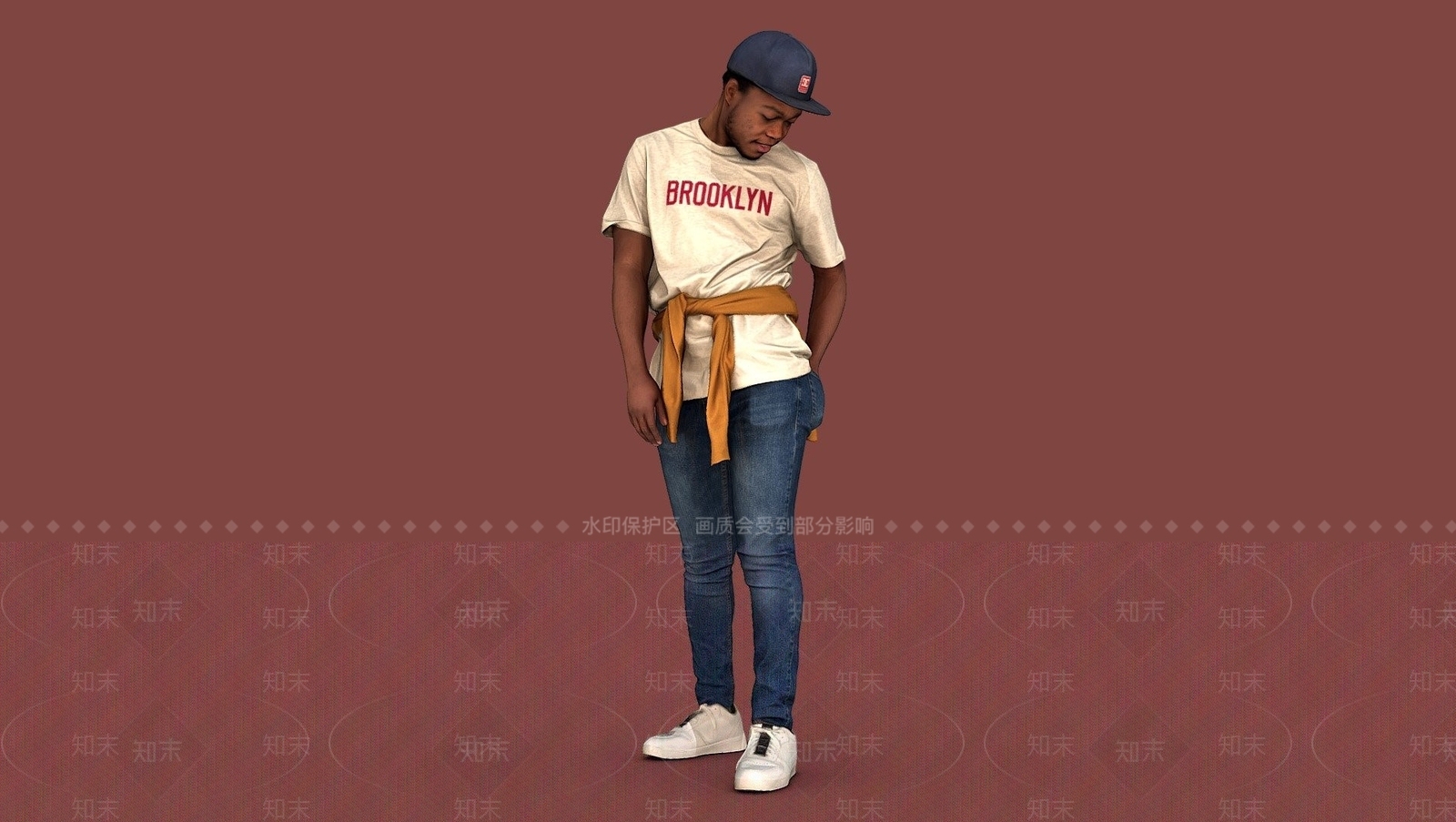 现代男人3D模型下载【ID:1107905642】