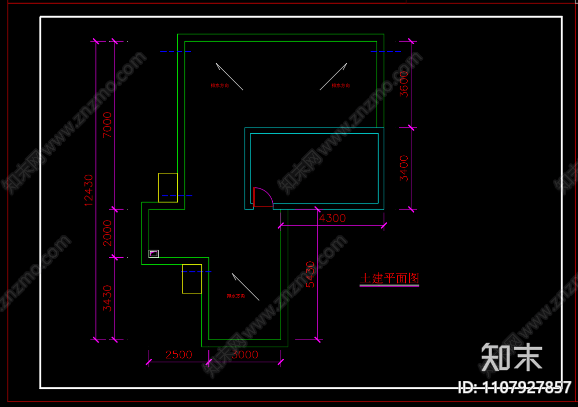 屋顶花园方案cad施工图下载【ID:1107927857】