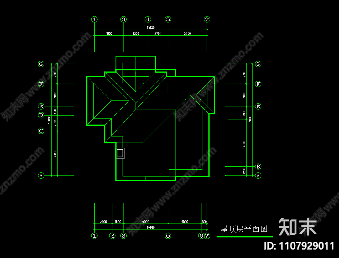 自建别墅cad施工图下载【ID:1107929011】