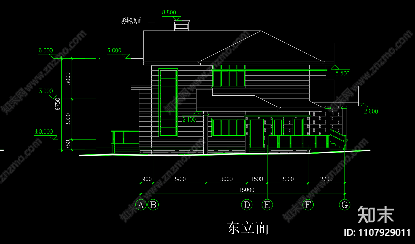 自建别墅cad施工图下载【ID:1107929011】