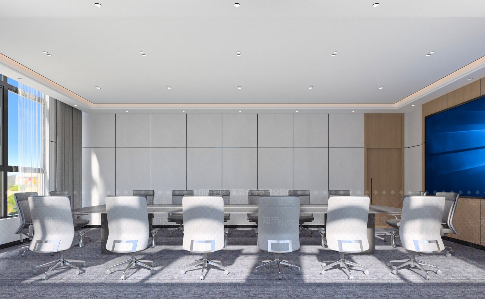 现代报告厅3D模型下载【ID:1107949500】