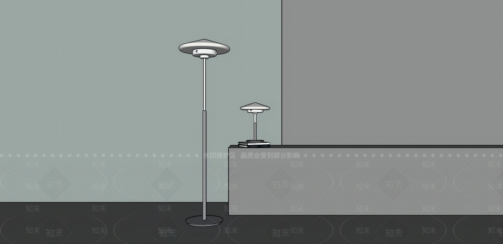 现代简约灯具组合SU模型下载【ID:1107970974】