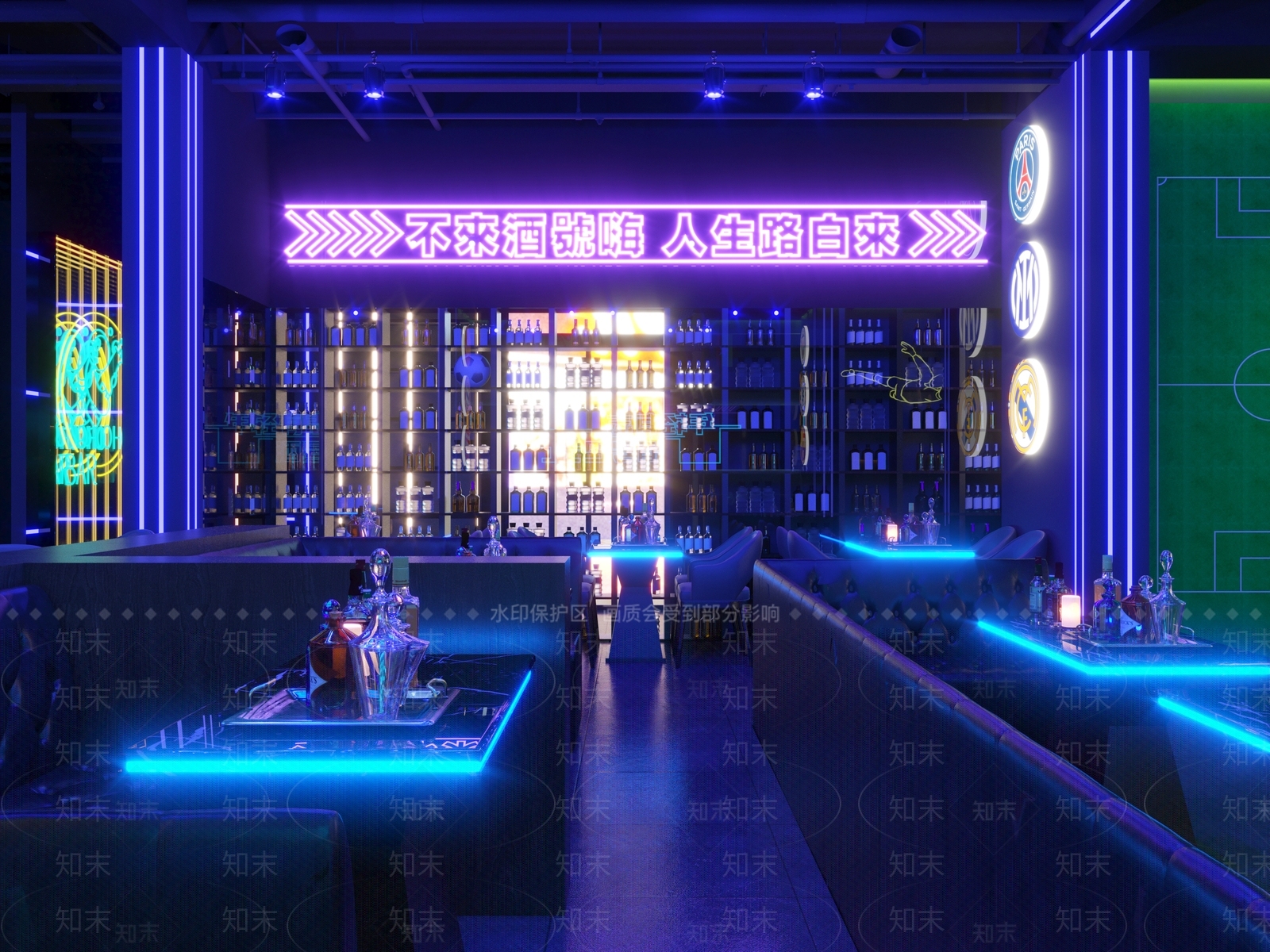 现代酒吧3D模型下载【ID:1107986553】