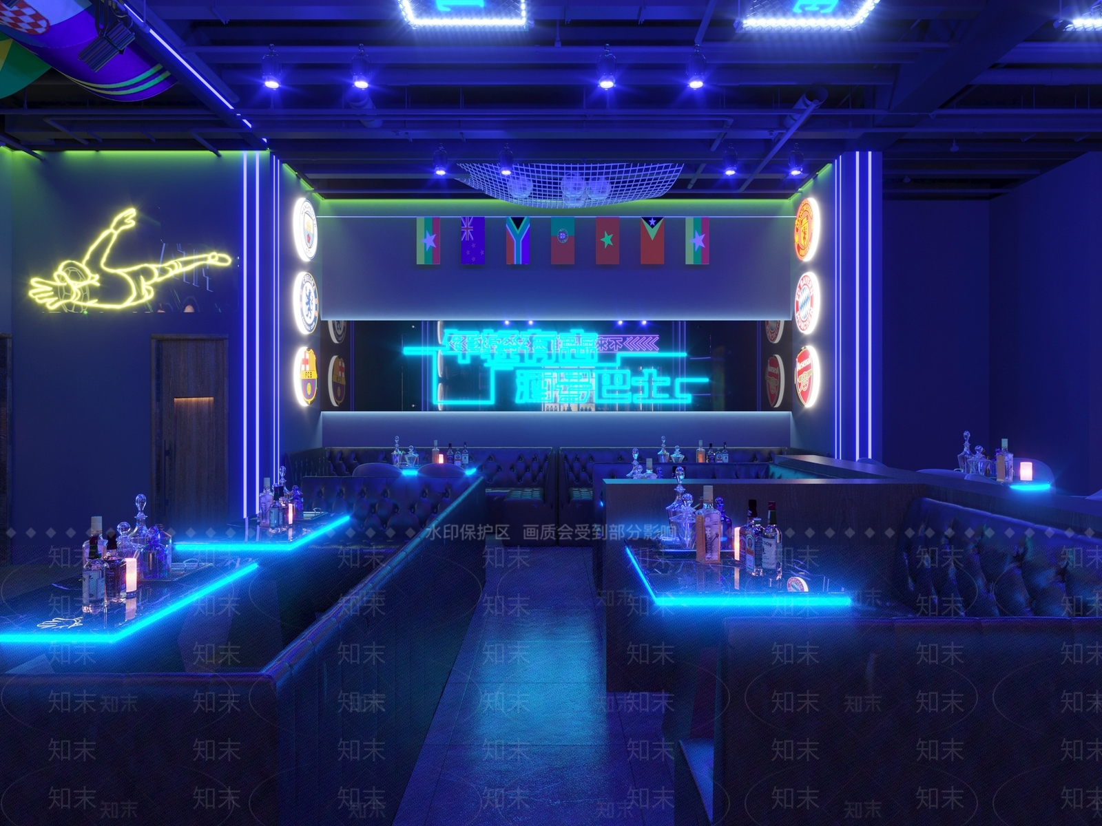 现代酒吧3D模型下载【ID:1107986553】