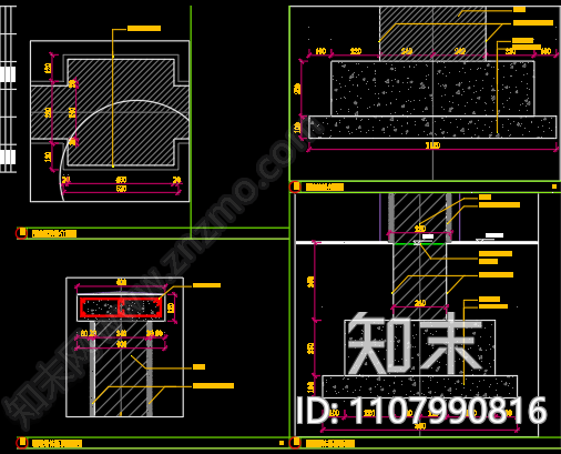 中式cad施工图下载【ID:1107990816】