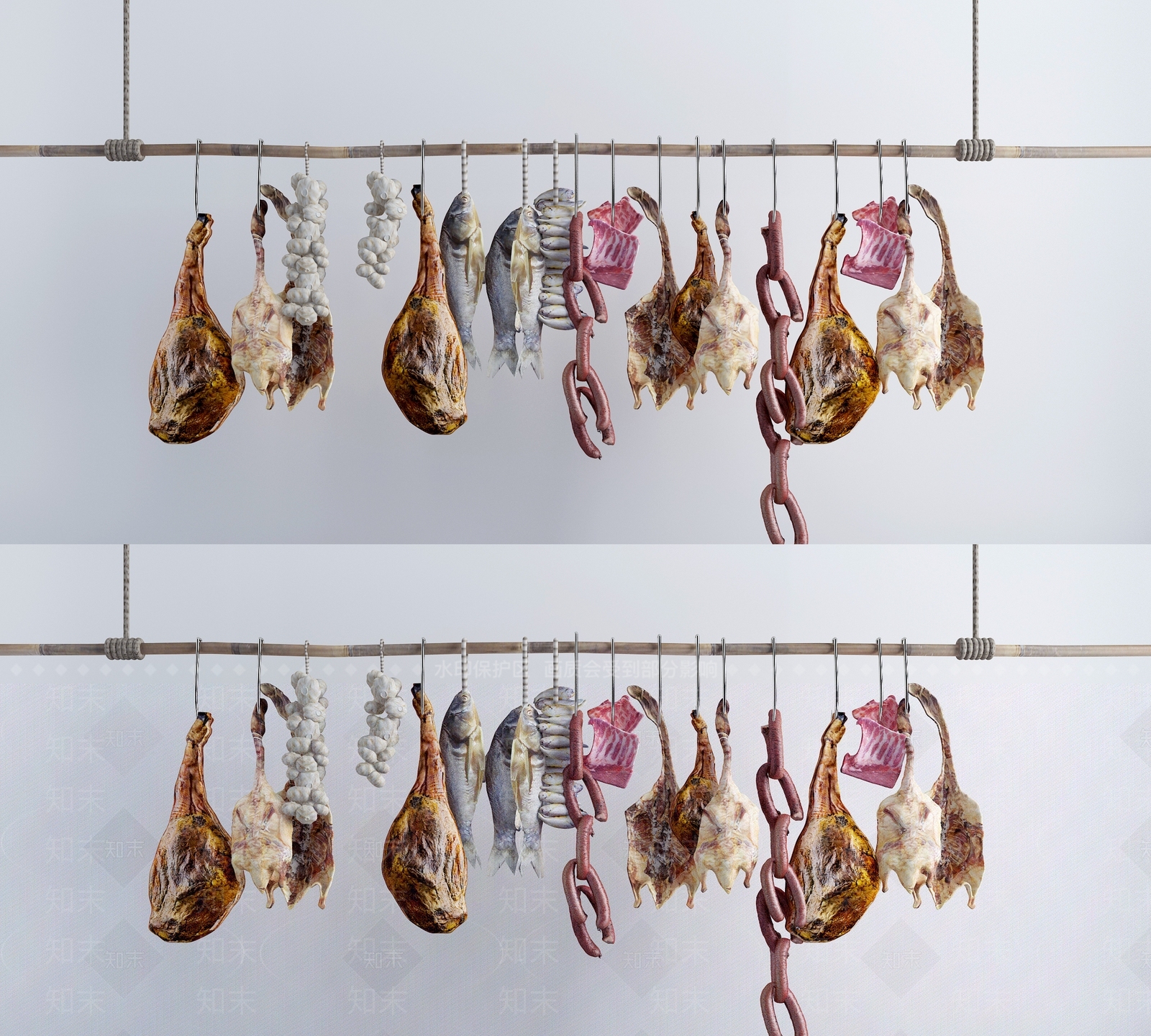 现代腌鱼3D模型下载【ID:1108061590】