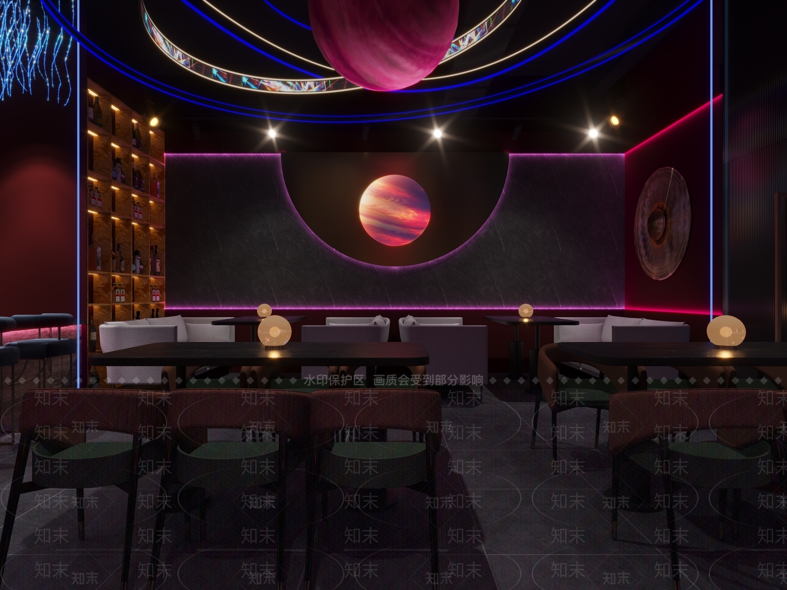 现代星球酒吧3D模型下载【ID:1107999297】