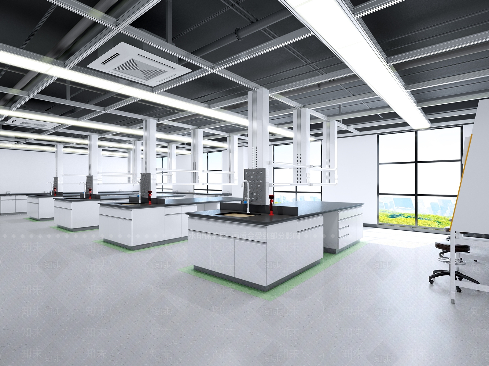 现代实验室3D模型下载【ID:1108025647】