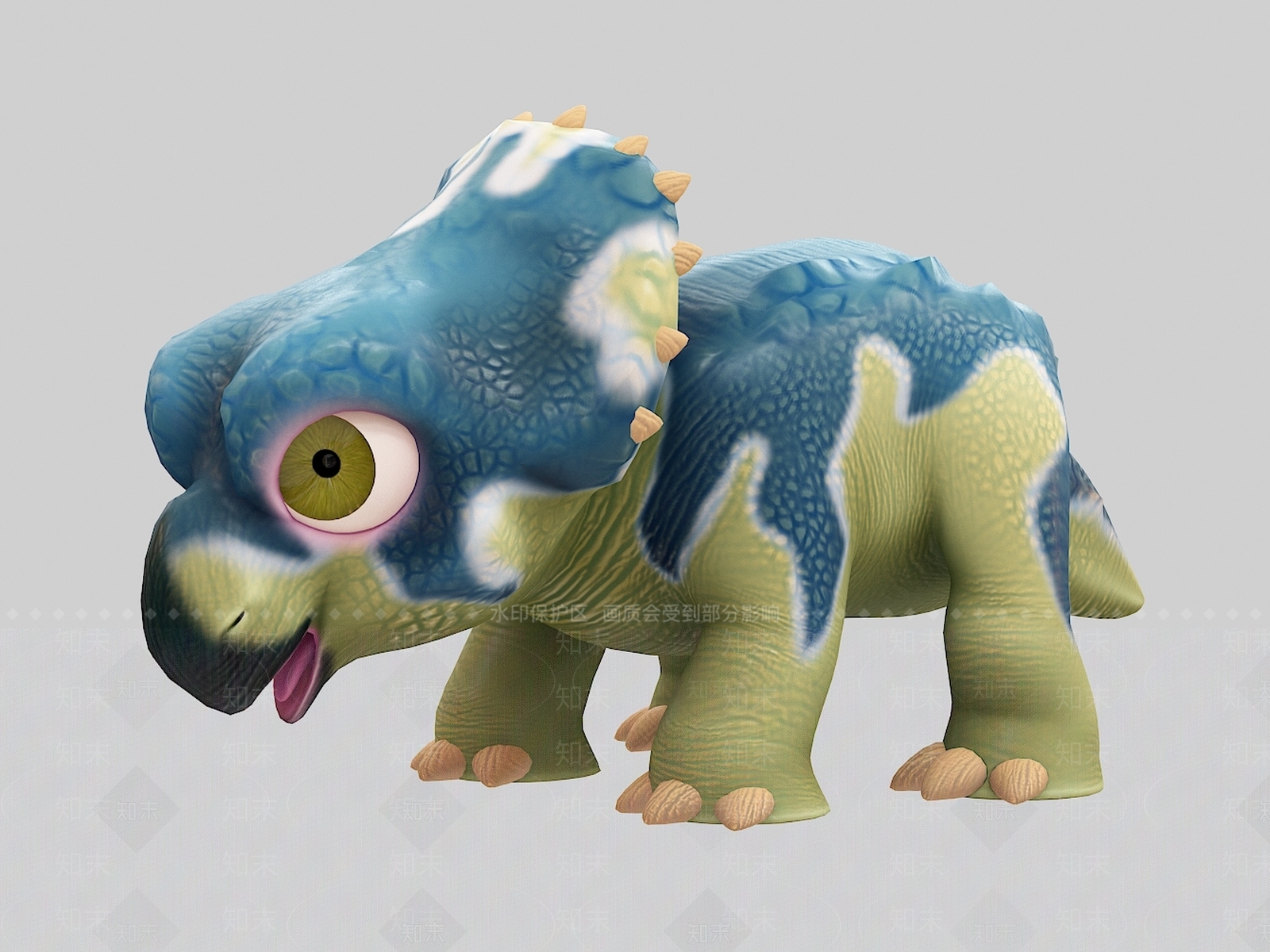 现代恐龙3D模型下载【ID:1108030824】