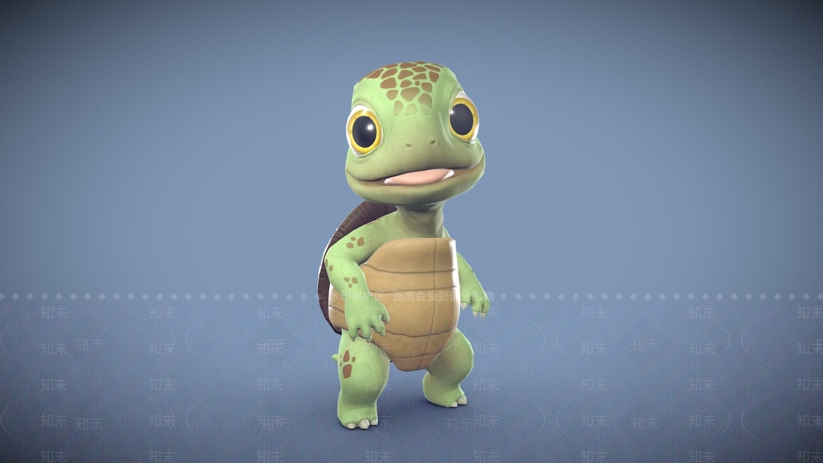 现代乌龟3D模型下载【ID:1108031493】