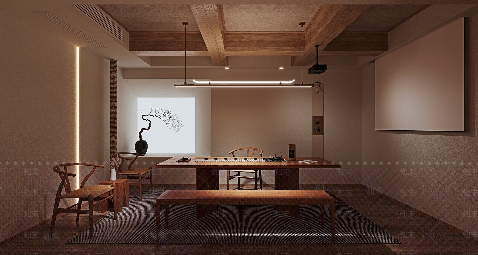 新中式茶馆3D模型下载【ID:1108042741】