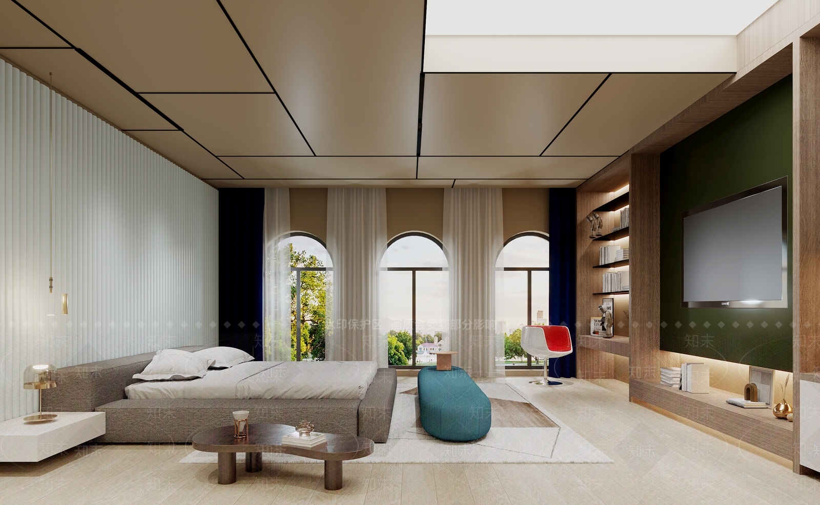 现代单身公寓3D模型下载【ID:1108063725】