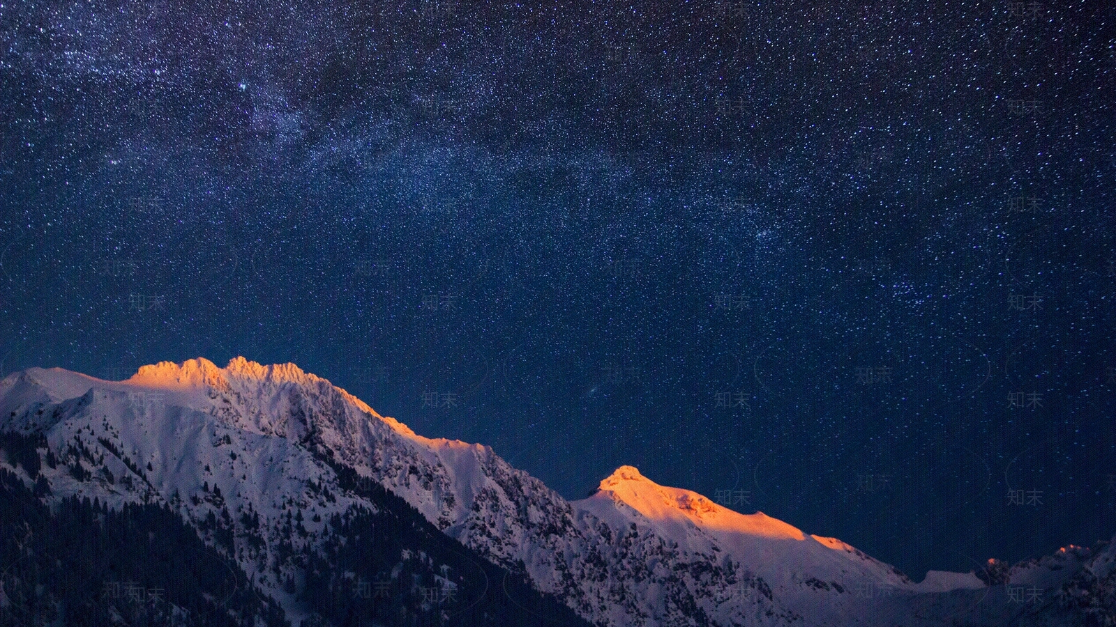 阿尔卑斯山银河系风景贴图下载【ID:1108077175】