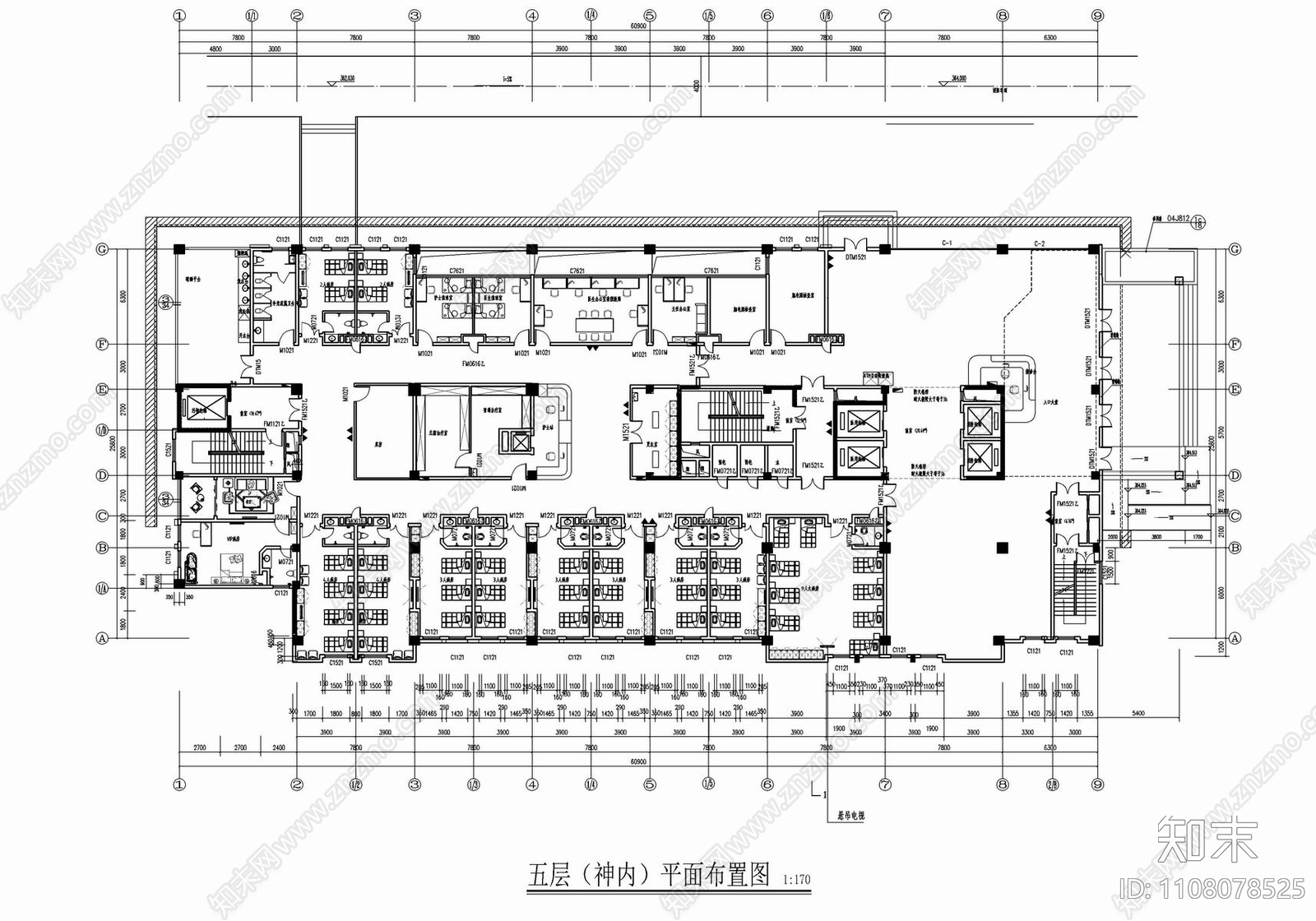 某医院内科综合大楼cad施工图下载【ID:1108078525】