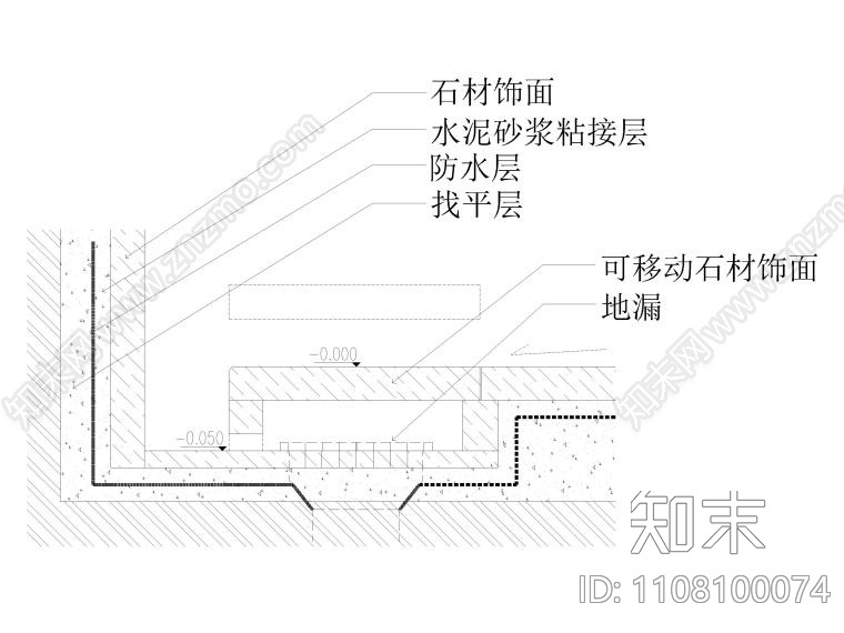 51套卫生间节点详图cad施工图下载【ID:1108100074】
