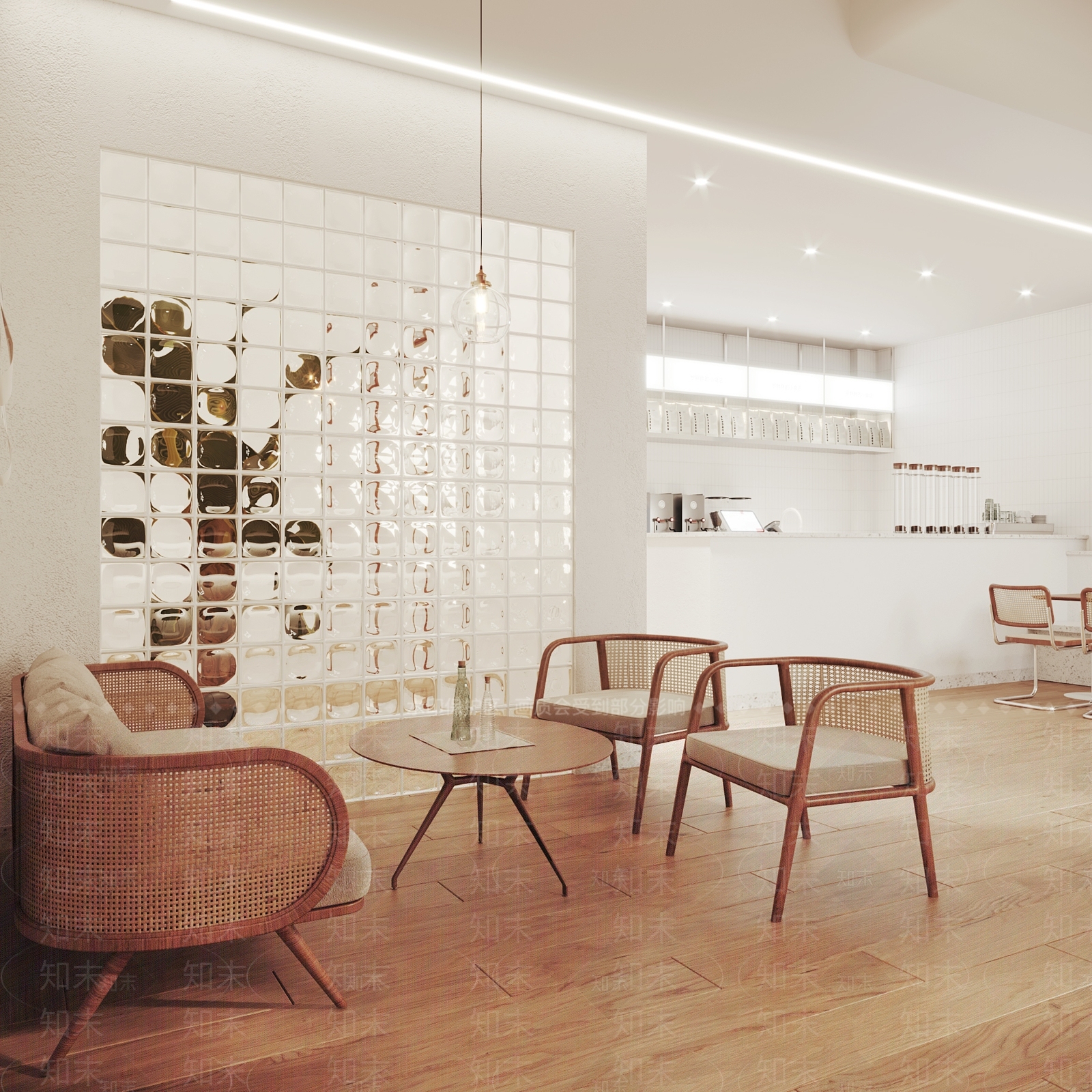 现代奶茶店3D模型下载【ID:1108108342】