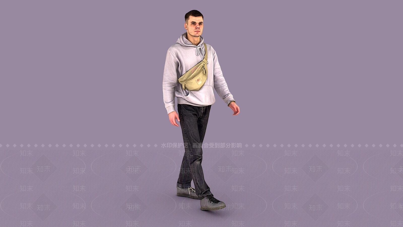 现代男人3D模型下载【ID:1108116111】