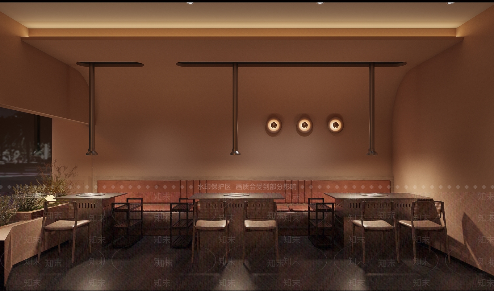 现代火锅店3D模型下载【ID:1108139957】