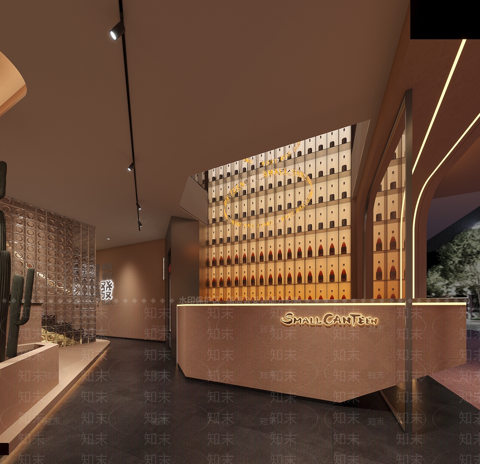 现代火锅店3D模型下载【ID:1108139957】