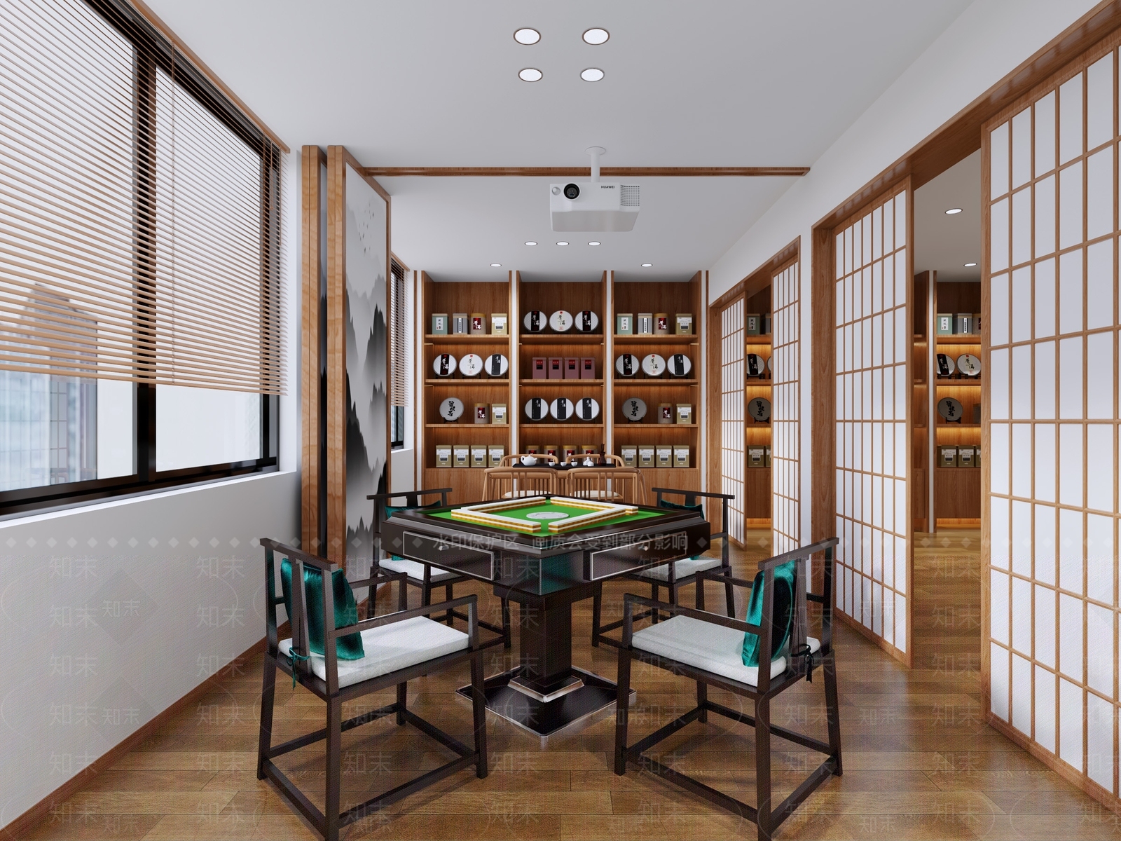 新中式茶馆3D模型下载【ID:1108162286】