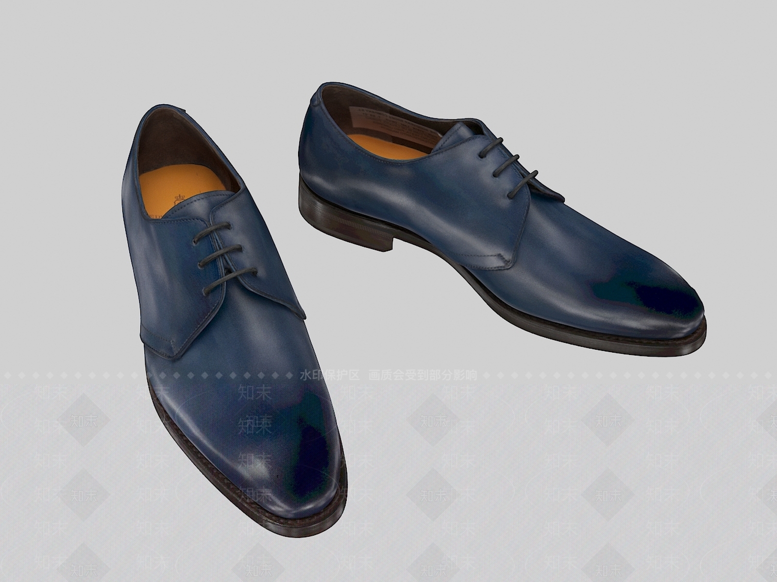 现代皮鞋3D模型下载【ID:1108165001】