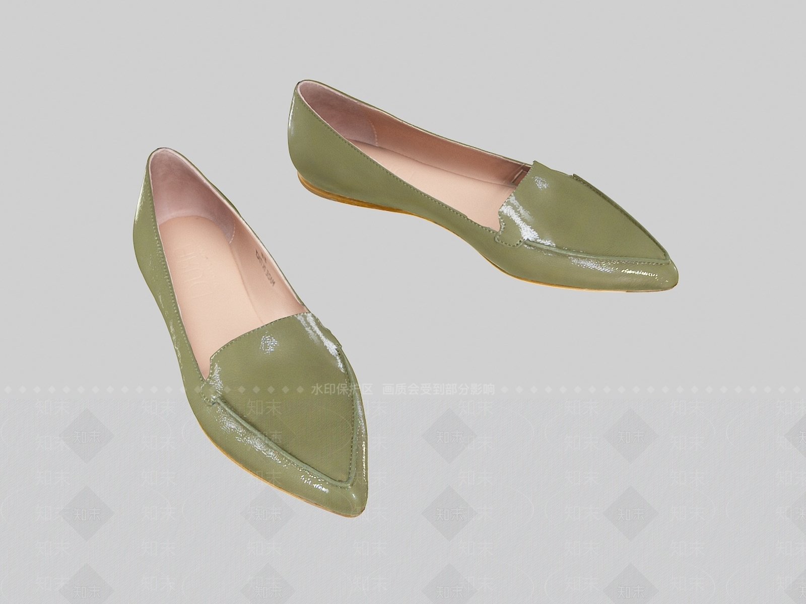现代女式皮鞋3D模型下载【ID:1108166360】