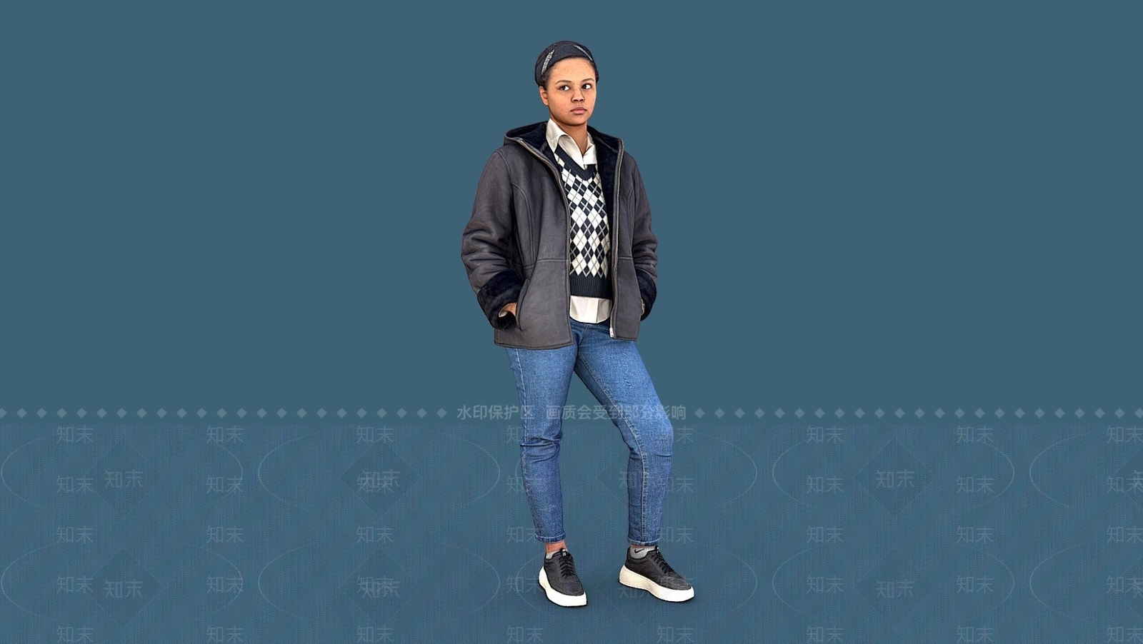 现代男人3D模型下载【ID:1108168524】