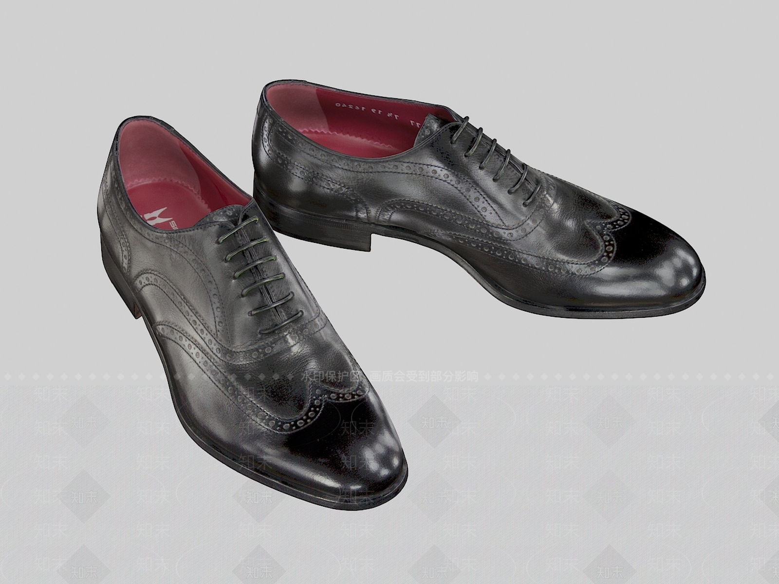 现代皮鞋3D模型下载【ID:1108169288】