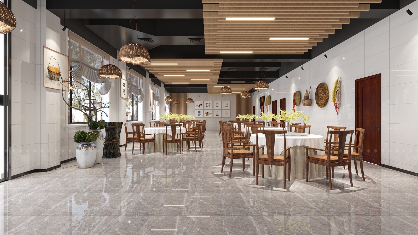 现代农家乐3D模型下载【ID:1108177382】