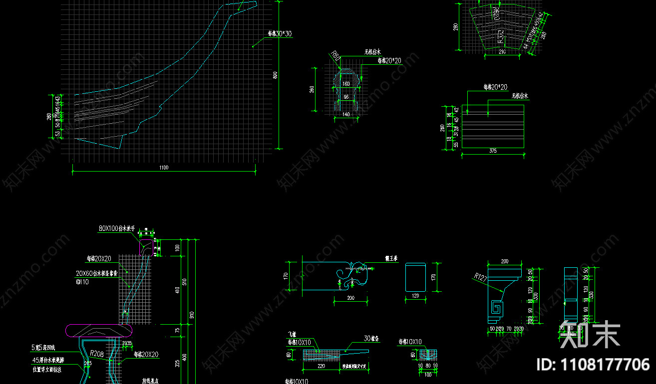 中式古建水榭cad施工图下载【ID:1108177706】