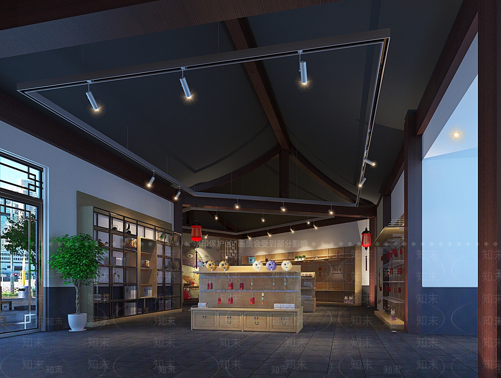 现代纪念品店3D模型下载【ID:1108181670】