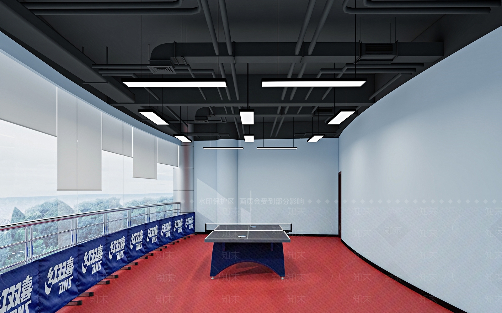 现代活动中心3D模型下载【ID:1108193053】