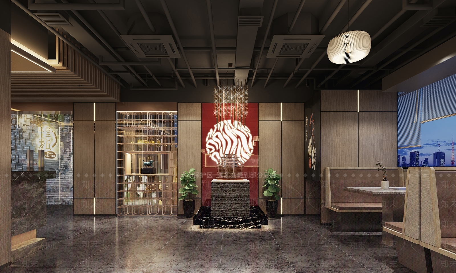 新中式烧烤店3D模型下载【ID:1108197552】