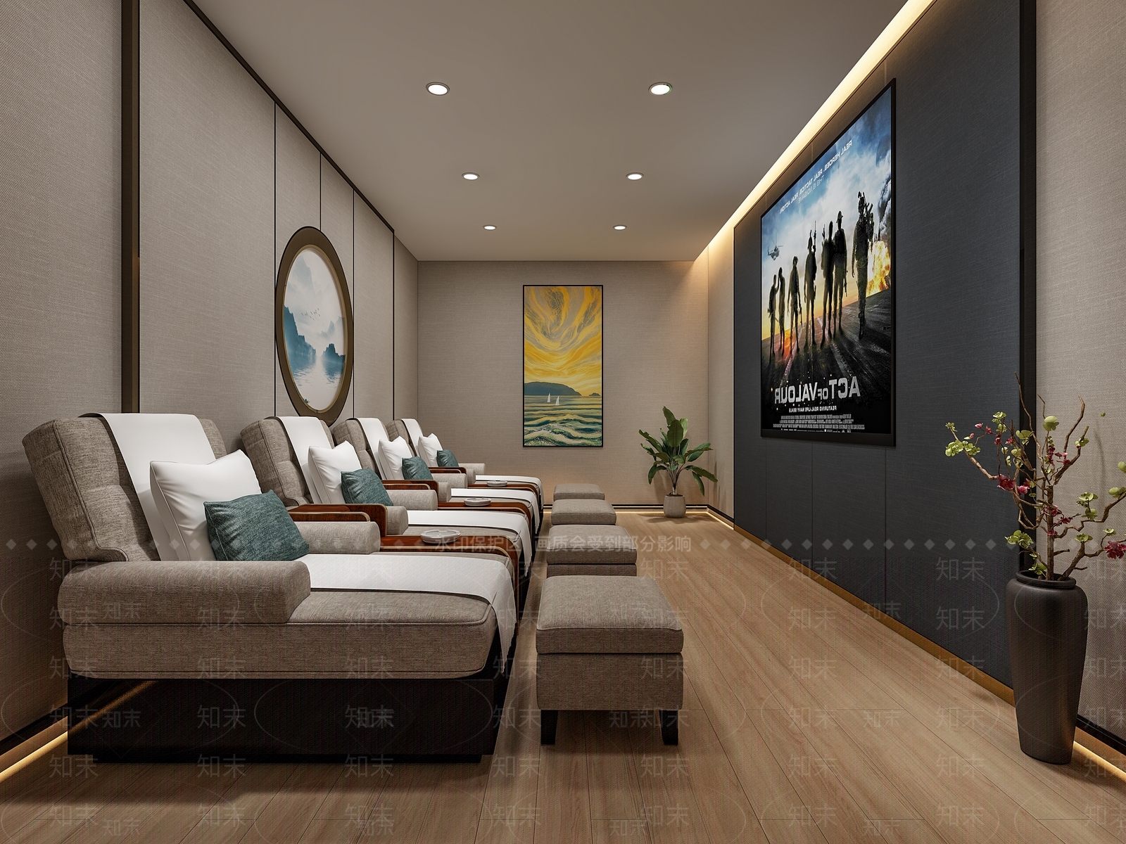 中式足浴店包厢3D模型下载【ID:1108204736】