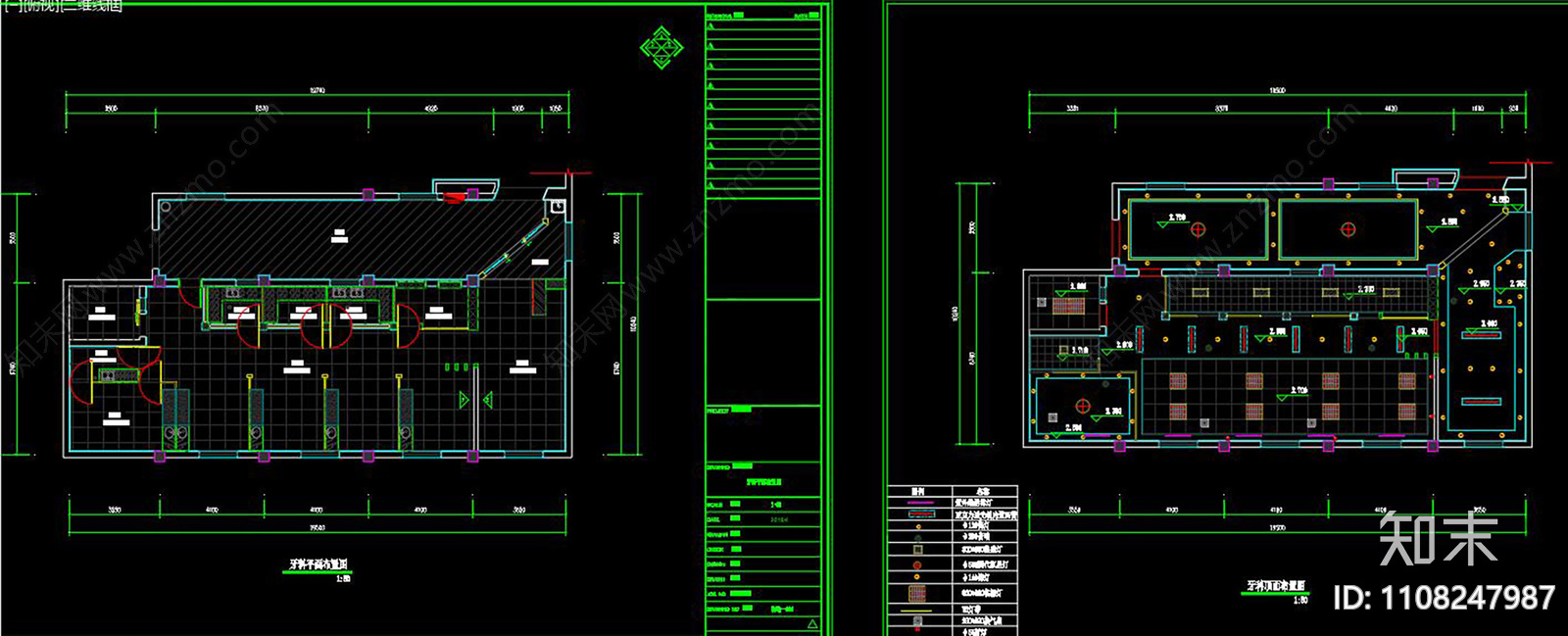 牙科诊所CAD施工图下载【ID:1108247987】