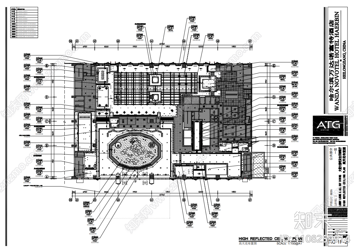 万达设计院cad施工图下载【ID:1108259914】